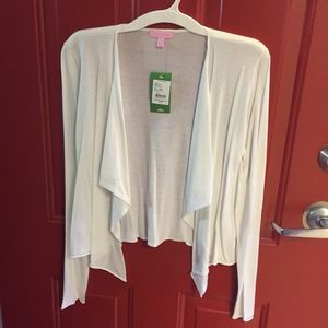 NWT Lilly Pulitzer Colony Cardigan - White